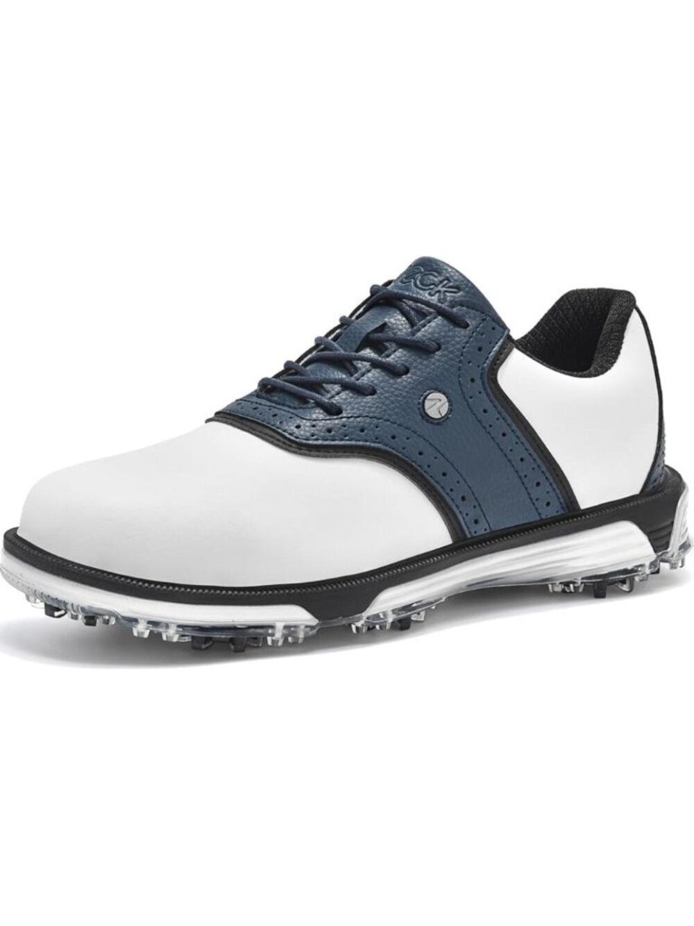 Men's Blue Golf Shoes Traditions Fixed Nail less Sole Waterproof Spineless